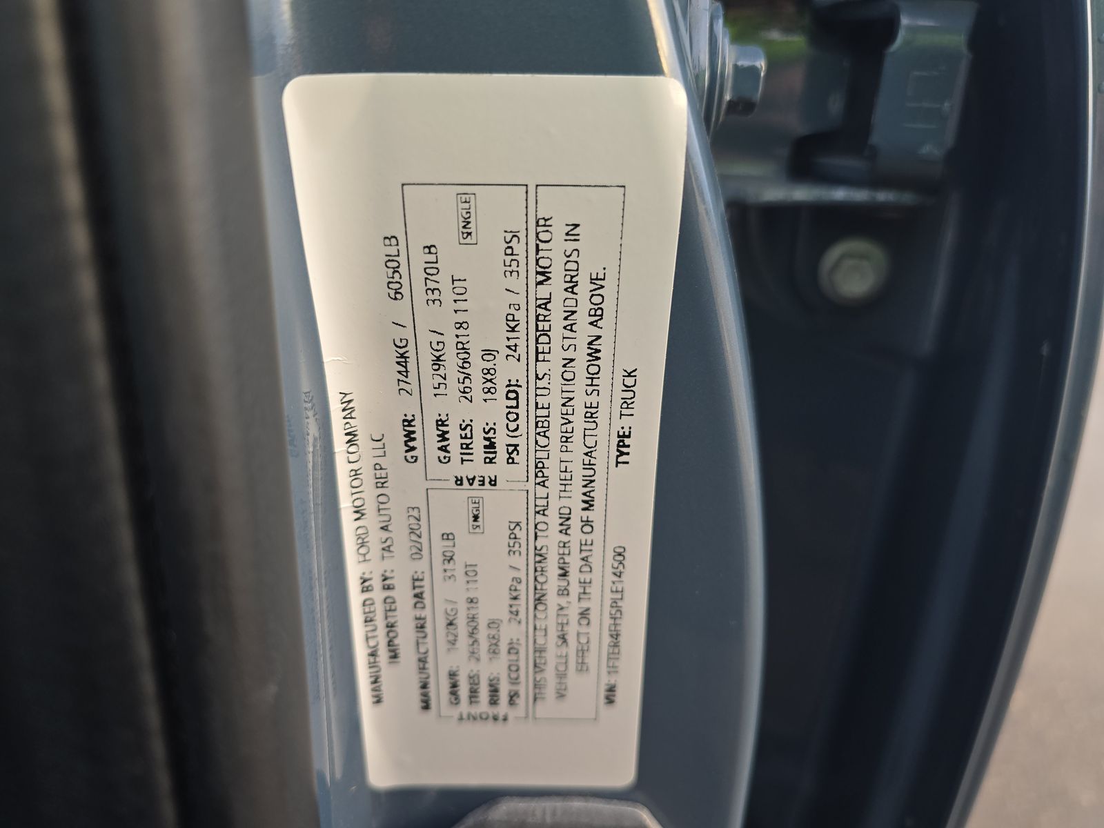 2023 Ford Ranger Lariat AWD