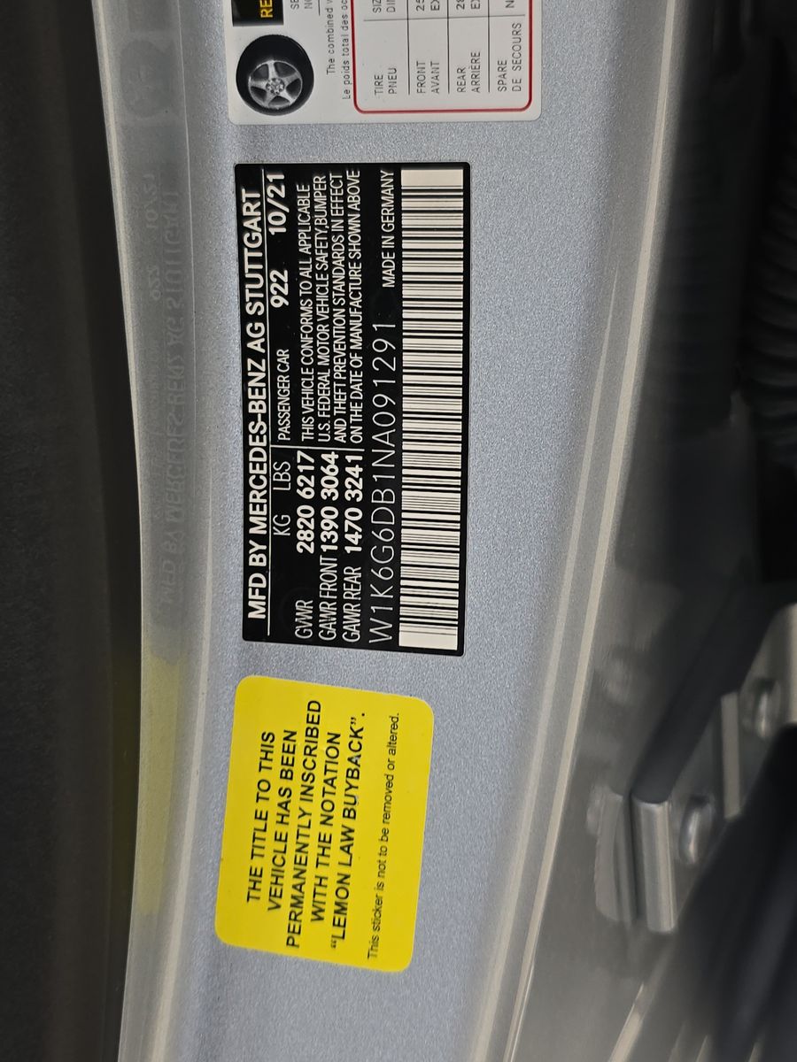 2022 Mercedes-Benz S-Class S 500 AWD