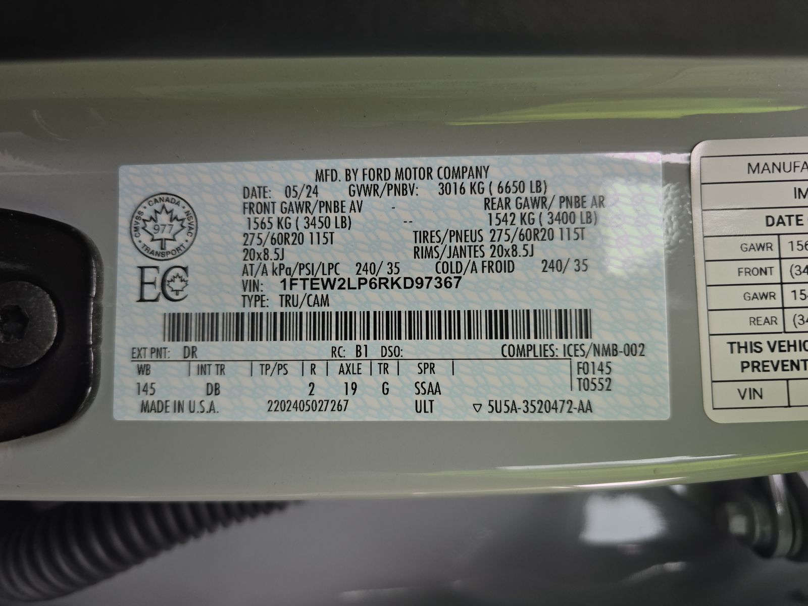 2024 Ford F-150 STX AWD