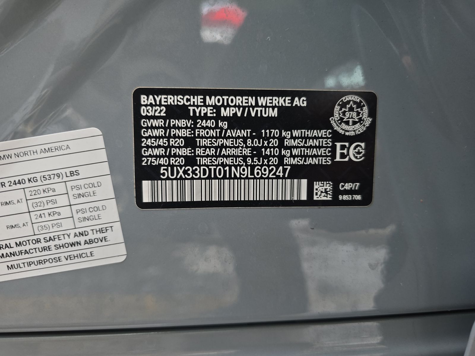 2022 BMW X4 xDrive30i AWD