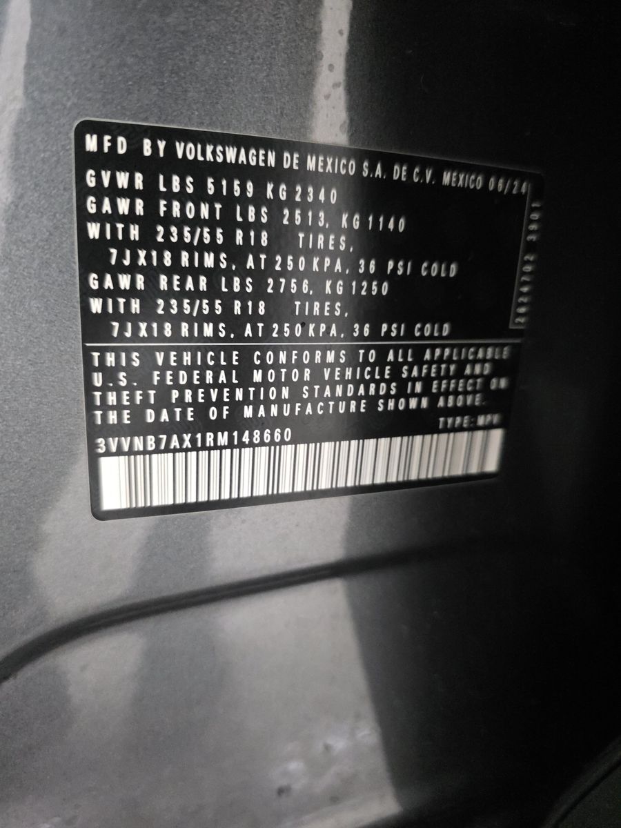 2024 Volkswagen Tiguan 2.0T SE FWD