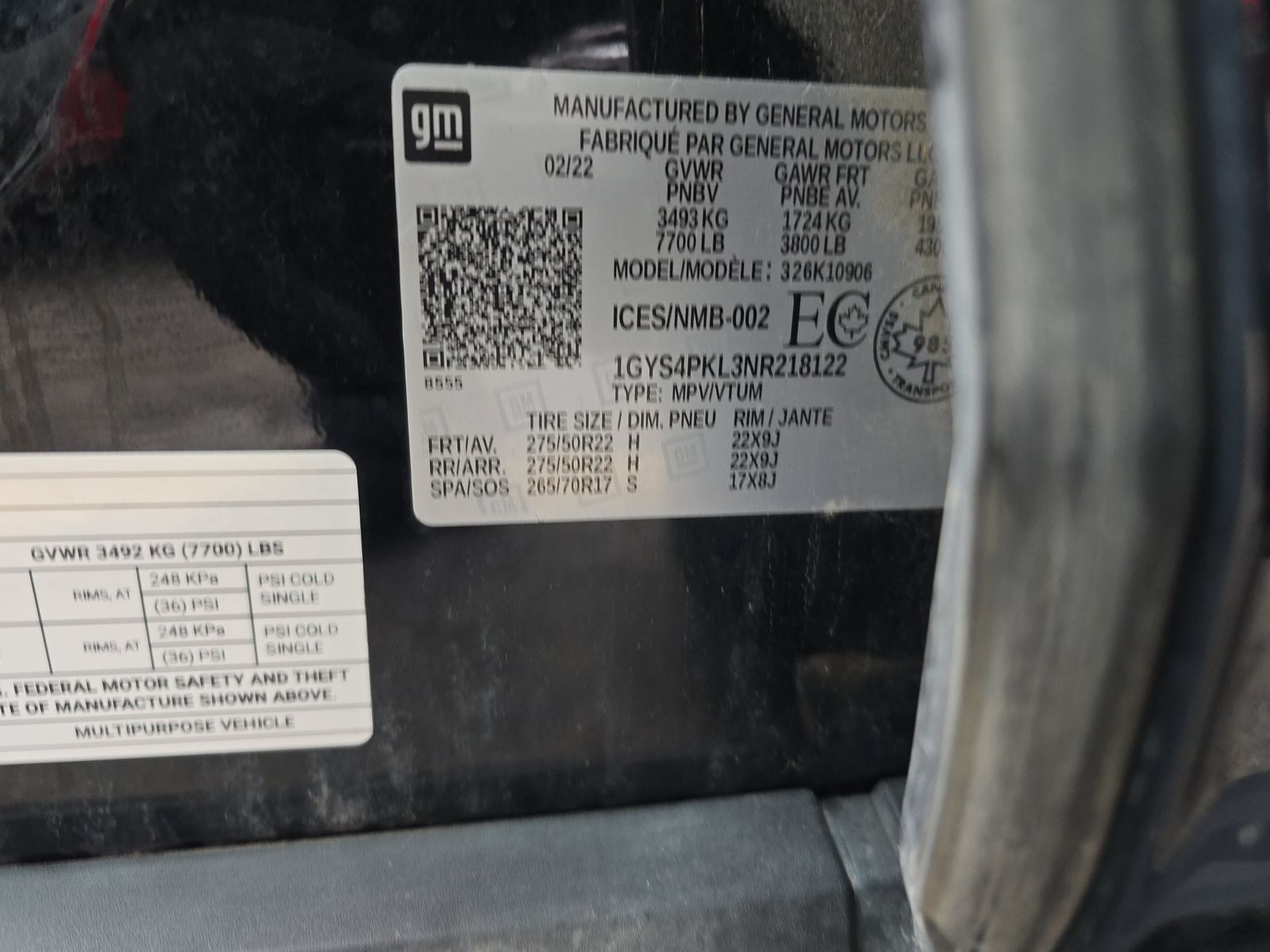 2022 Cadillac Escalade ESV Sport AWD