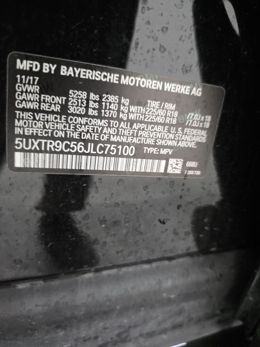 2018 BMW X3 xDrive30i AWD