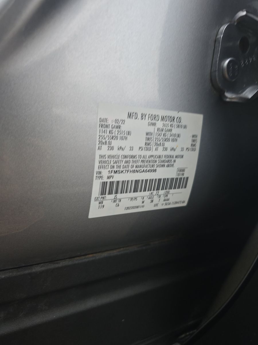 2022 Ford Explorer Limited RWD