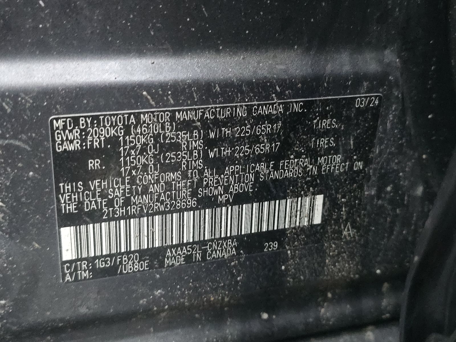 2024 Toyota RAV4 LE FWD