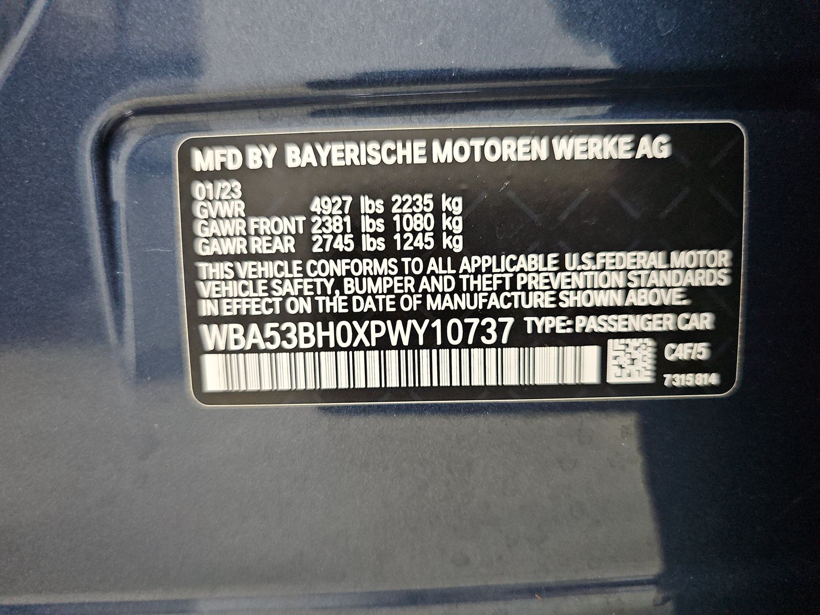 2023 BMW 5 Series 530i RWD
