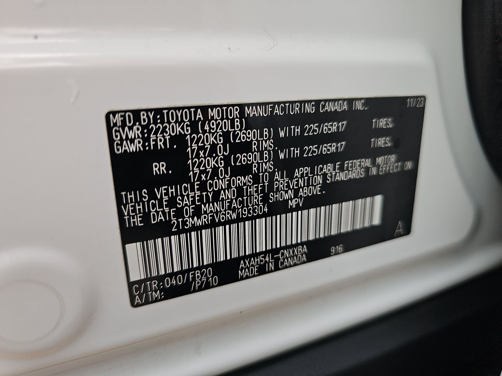 2024 Toyota RAV4 Hybrid LE AWD