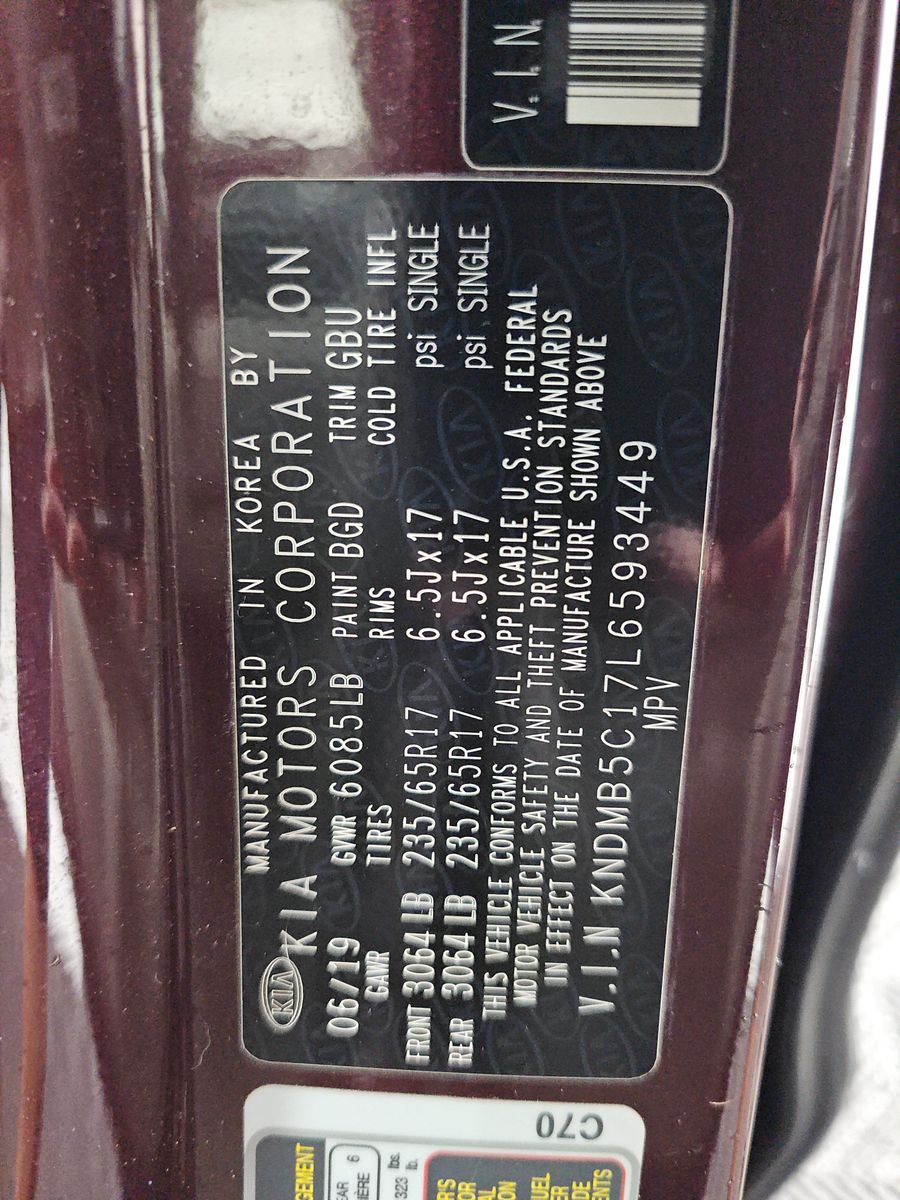 2020 Kia Sedona LX FWD