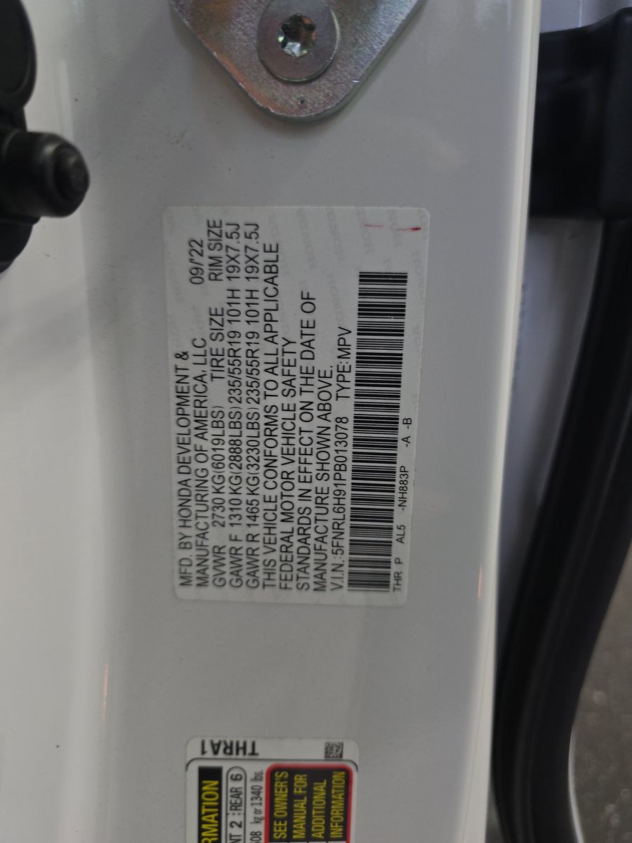 2023 Honda Odyssey Elite FWD