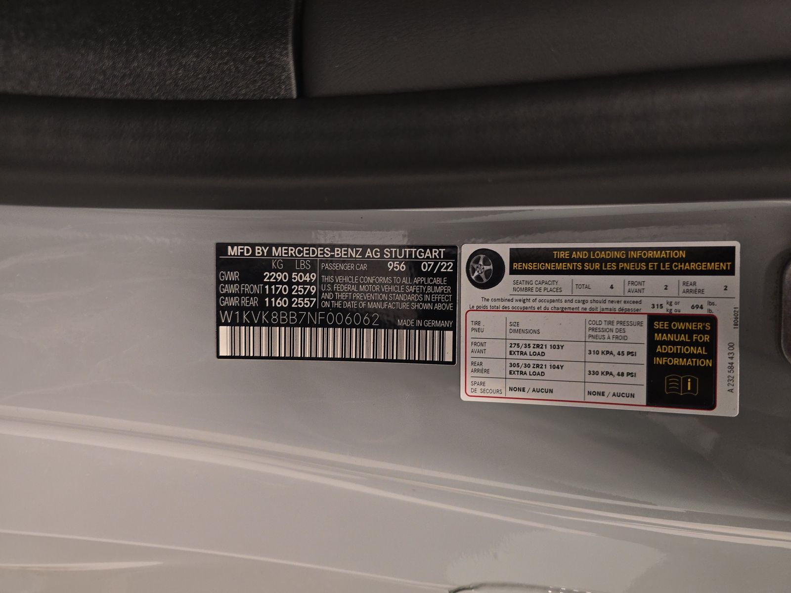 2022 Mercedes-Benz SL-Class AMG SL 63 AWD