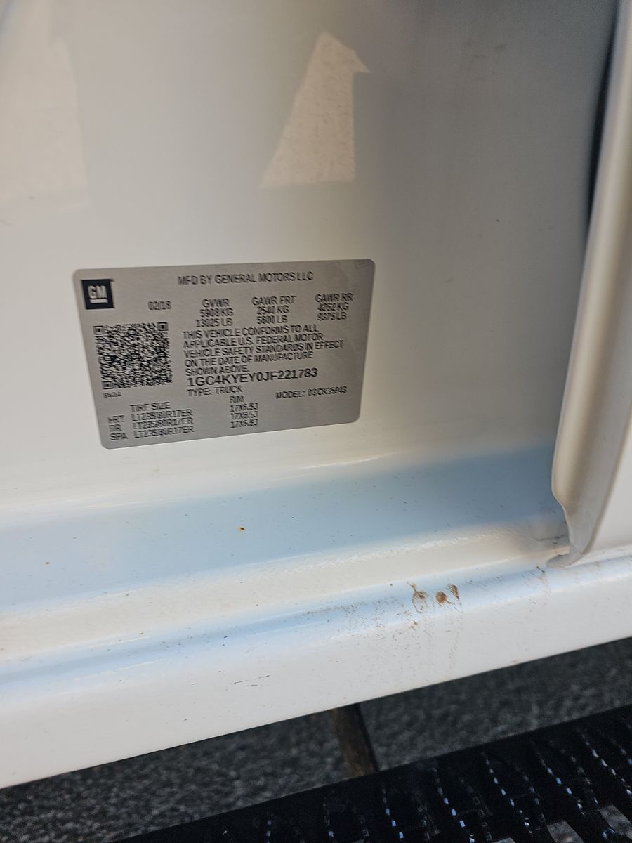 2018 Chevrolet Silverado 3500HD Work Truck AWD