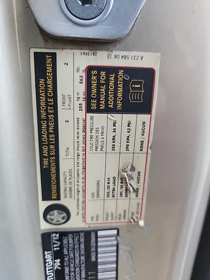 2013 Mercedes-Benz SL-Class SL 550 RWD