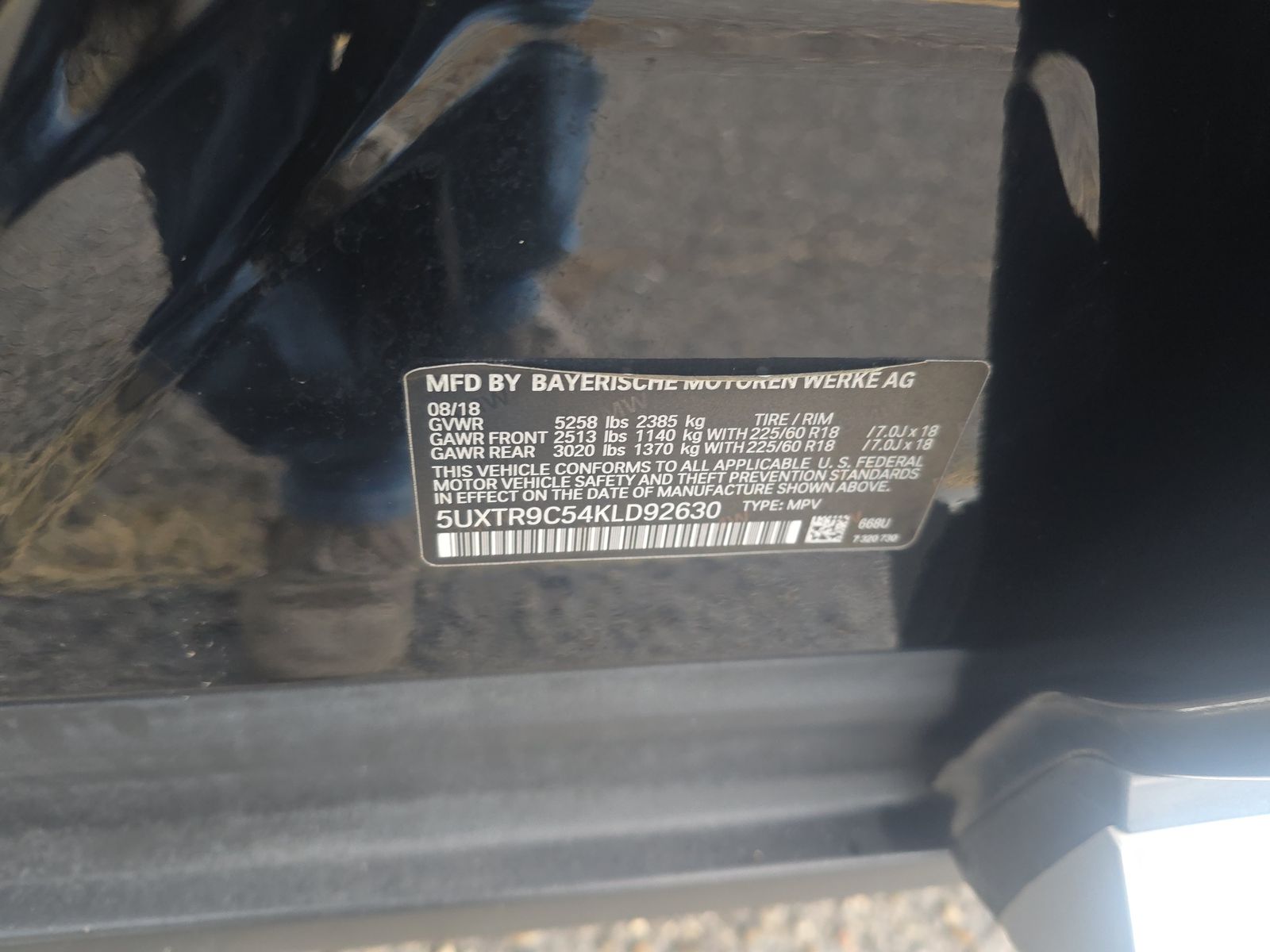 2019 BMW X3 xDrive30i AWD