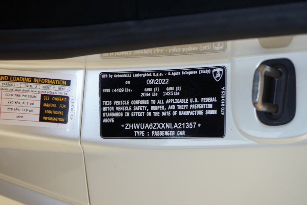 2022 Lamborghini Huracan STO RWD