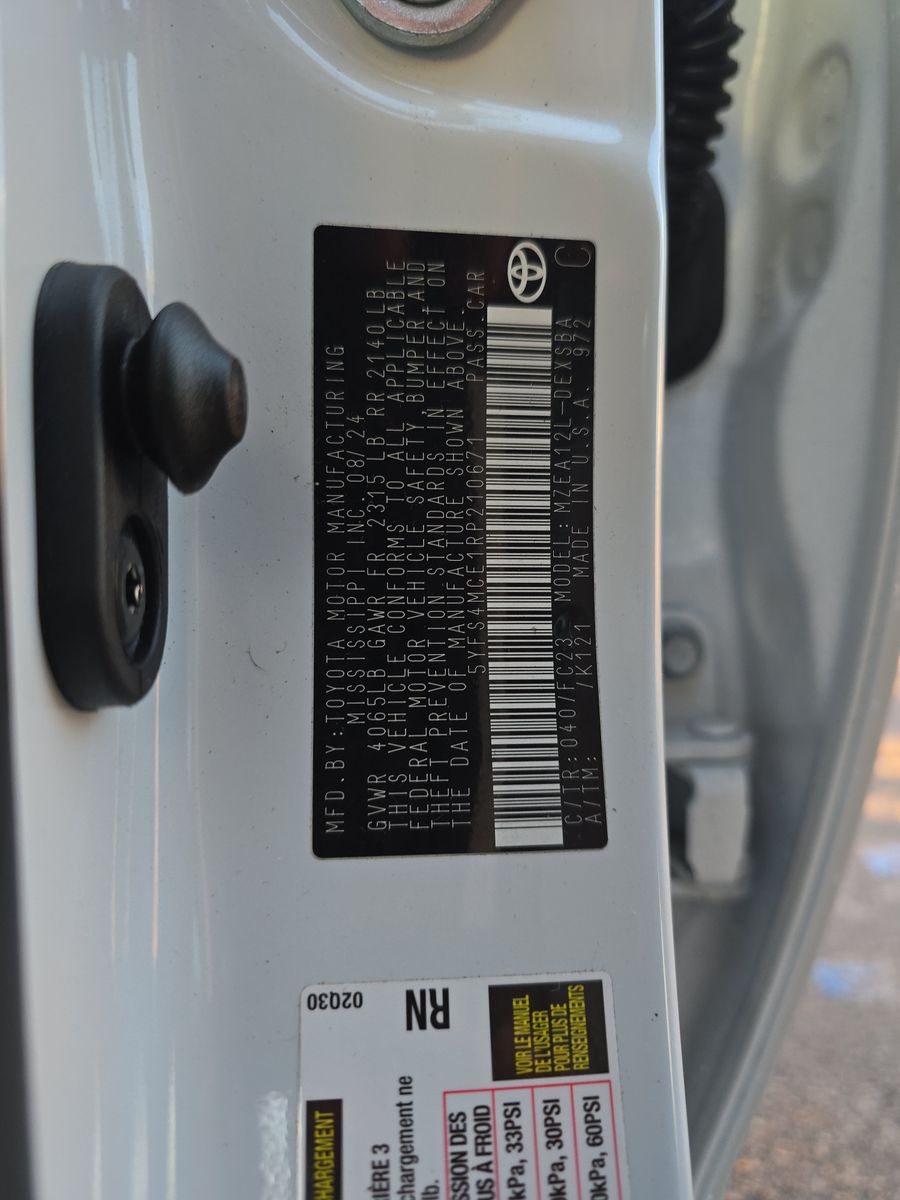 2024 Toyota Corolla SE FWD