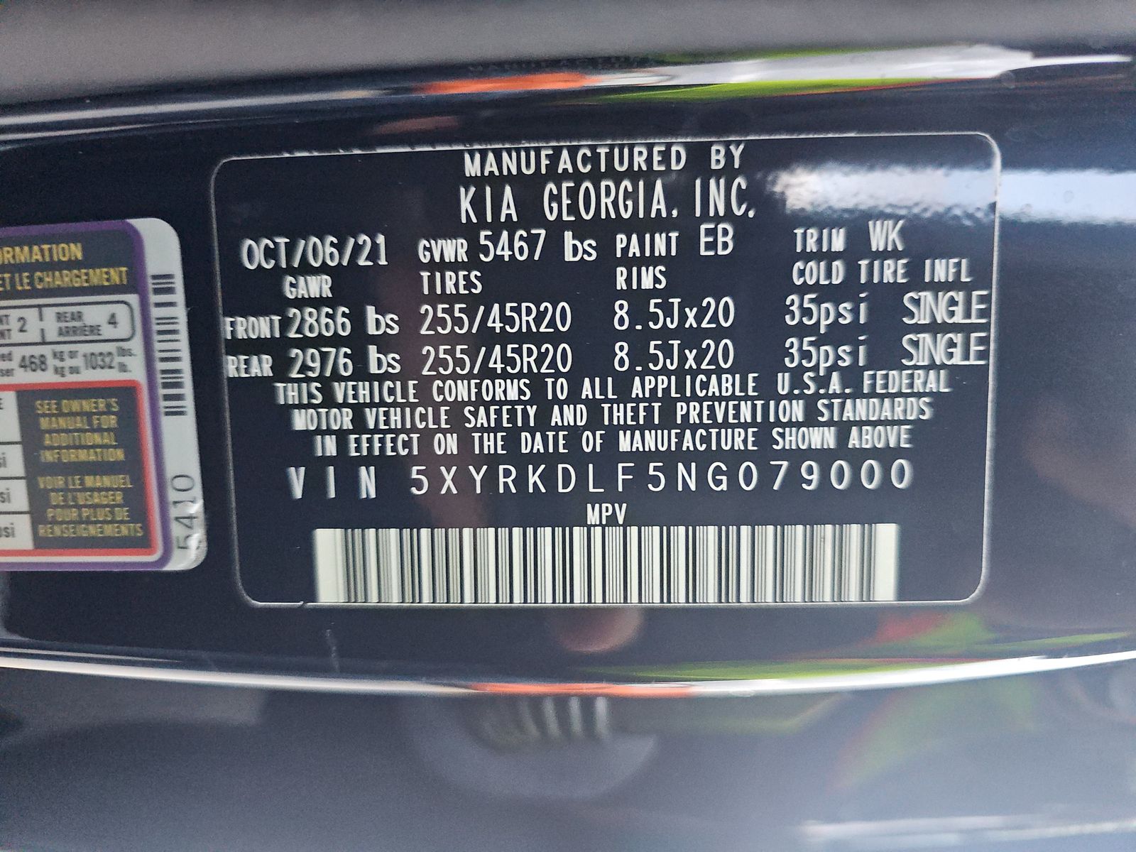 2022 Kia Sorento SX AWD