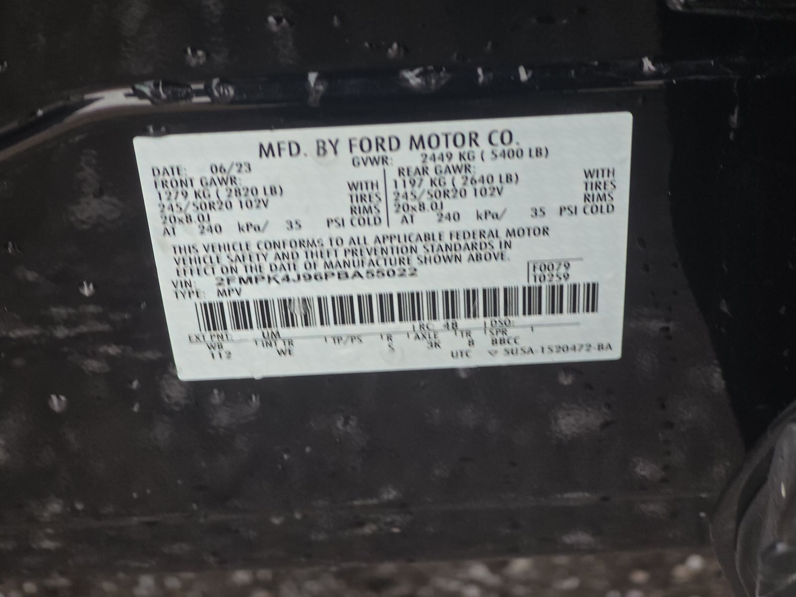 2023 Ford Edge ST-Line AWD