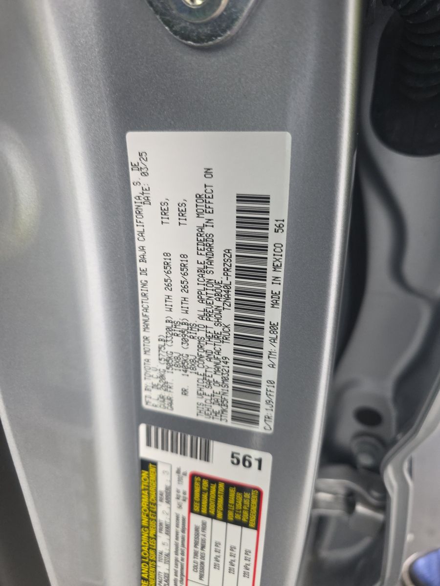 2025 Toyota Tacoma SR5 RWD