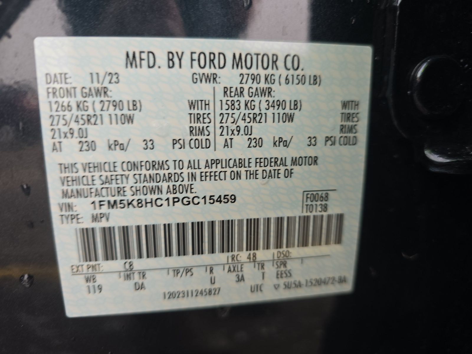 2023 Ford Explorer Platinum AWD