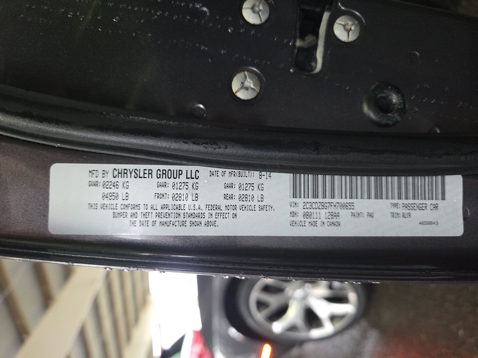 2015 Dodge Challenger SXT Plus RWD