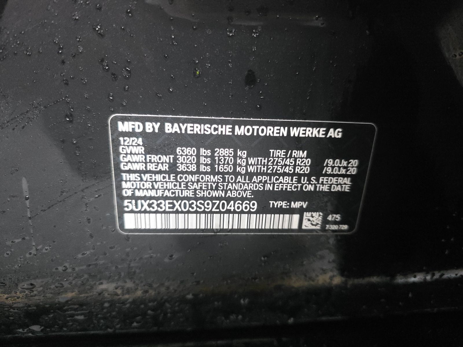 2025 BMW X6 xDrive40i AWD