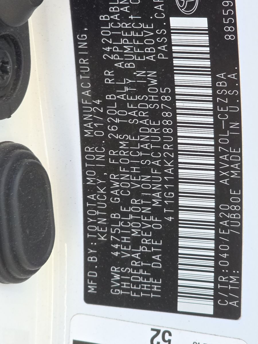 2024 Toyota Camry SE FWD