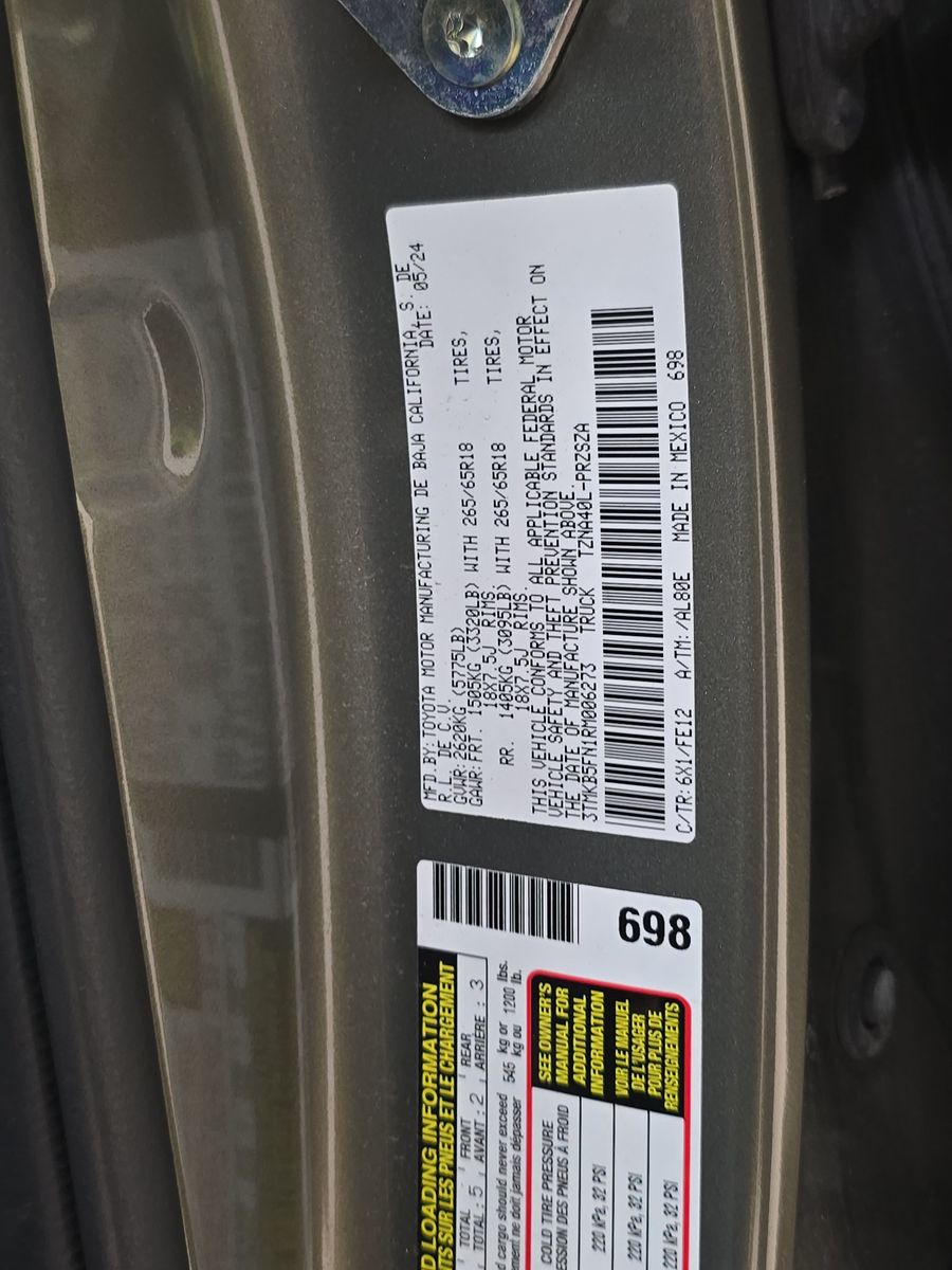 2024 Toyota Tacoma TRD Sport RWD