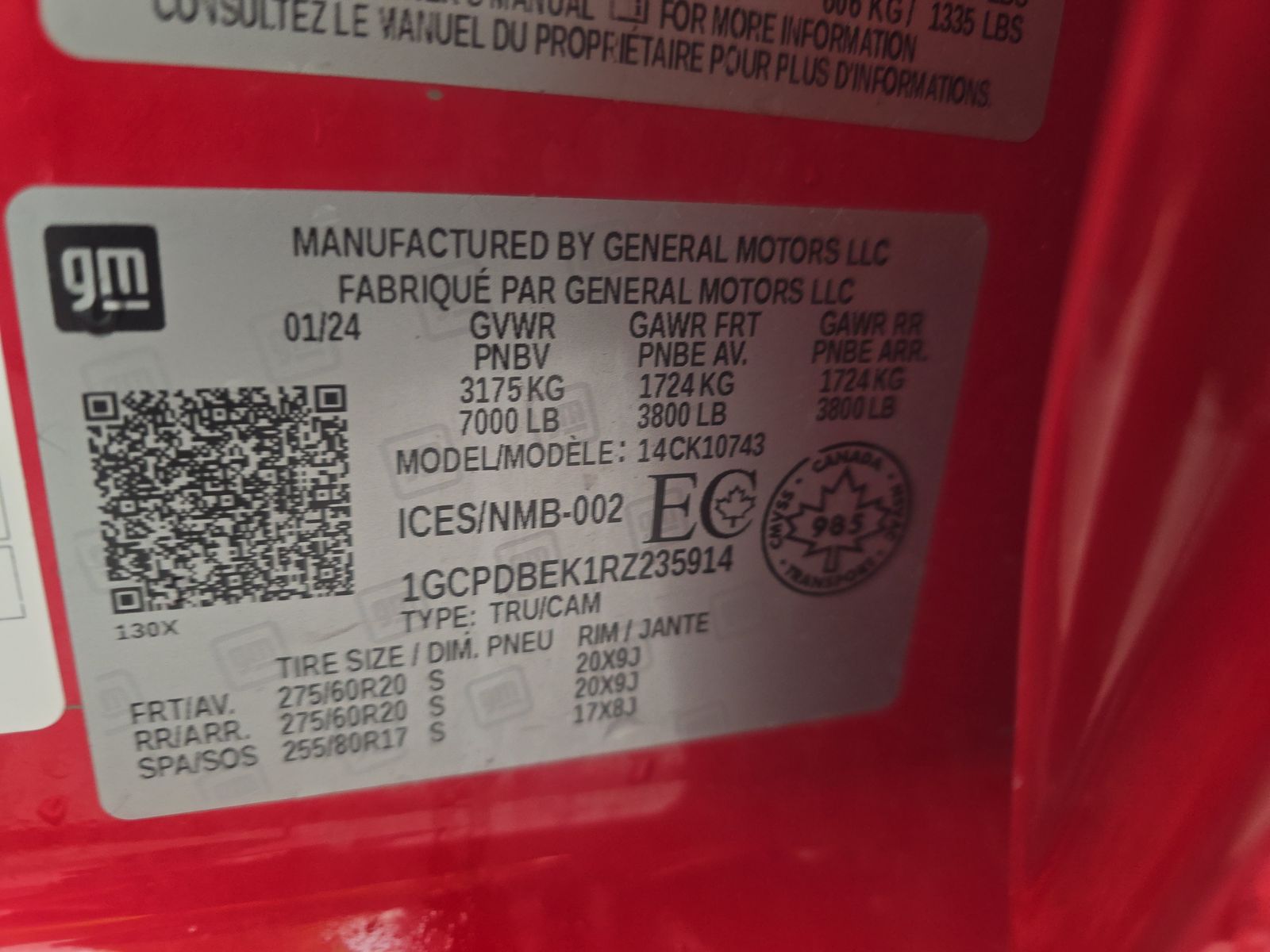 2024 Chevrolet Silverado 1500 Custom AWD