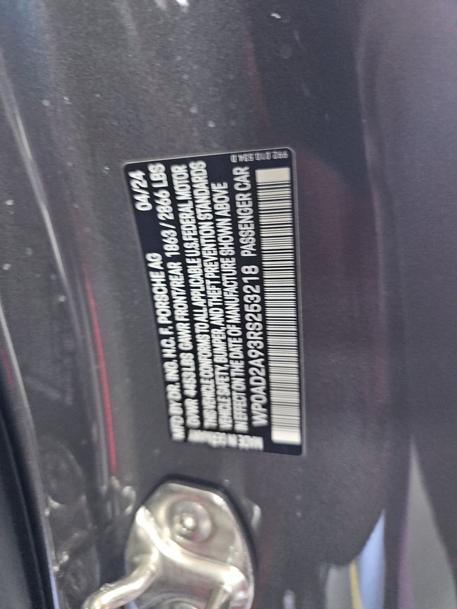 2024 Porsche 911 Turbo S AWD