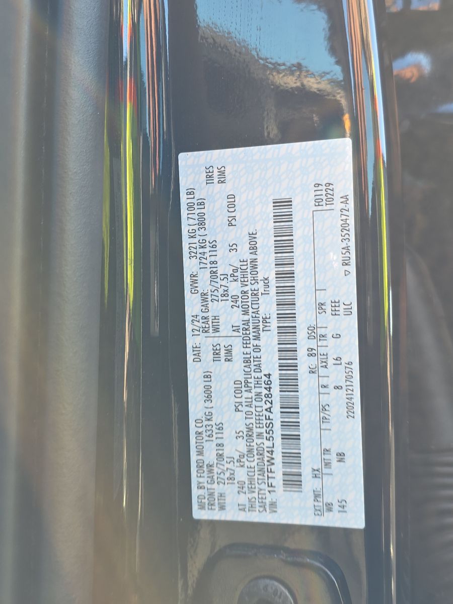 2025 Ford F-150 Tremor AWD