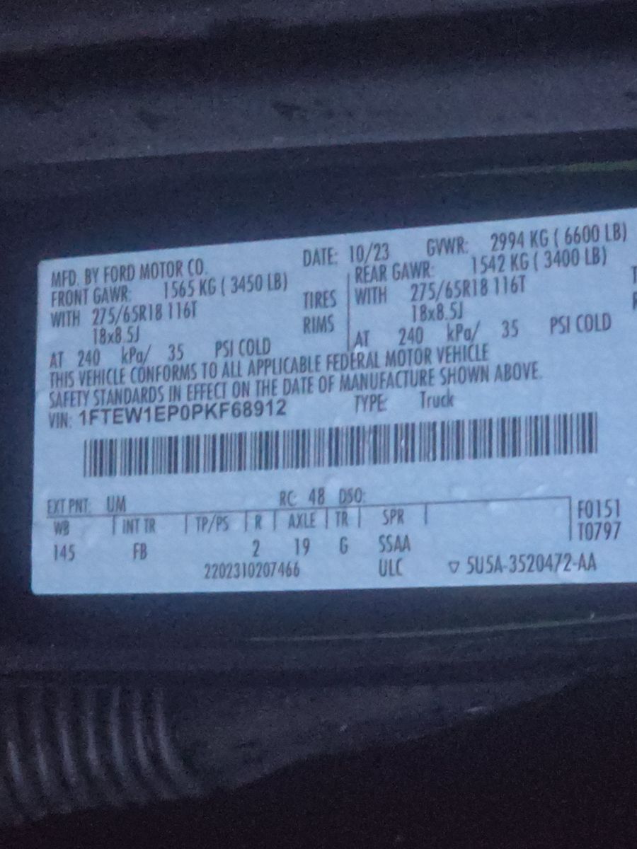 2023 Ford F-150 XLT AWD