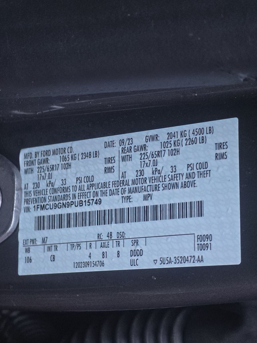 2023 Ford Escape Active AWD