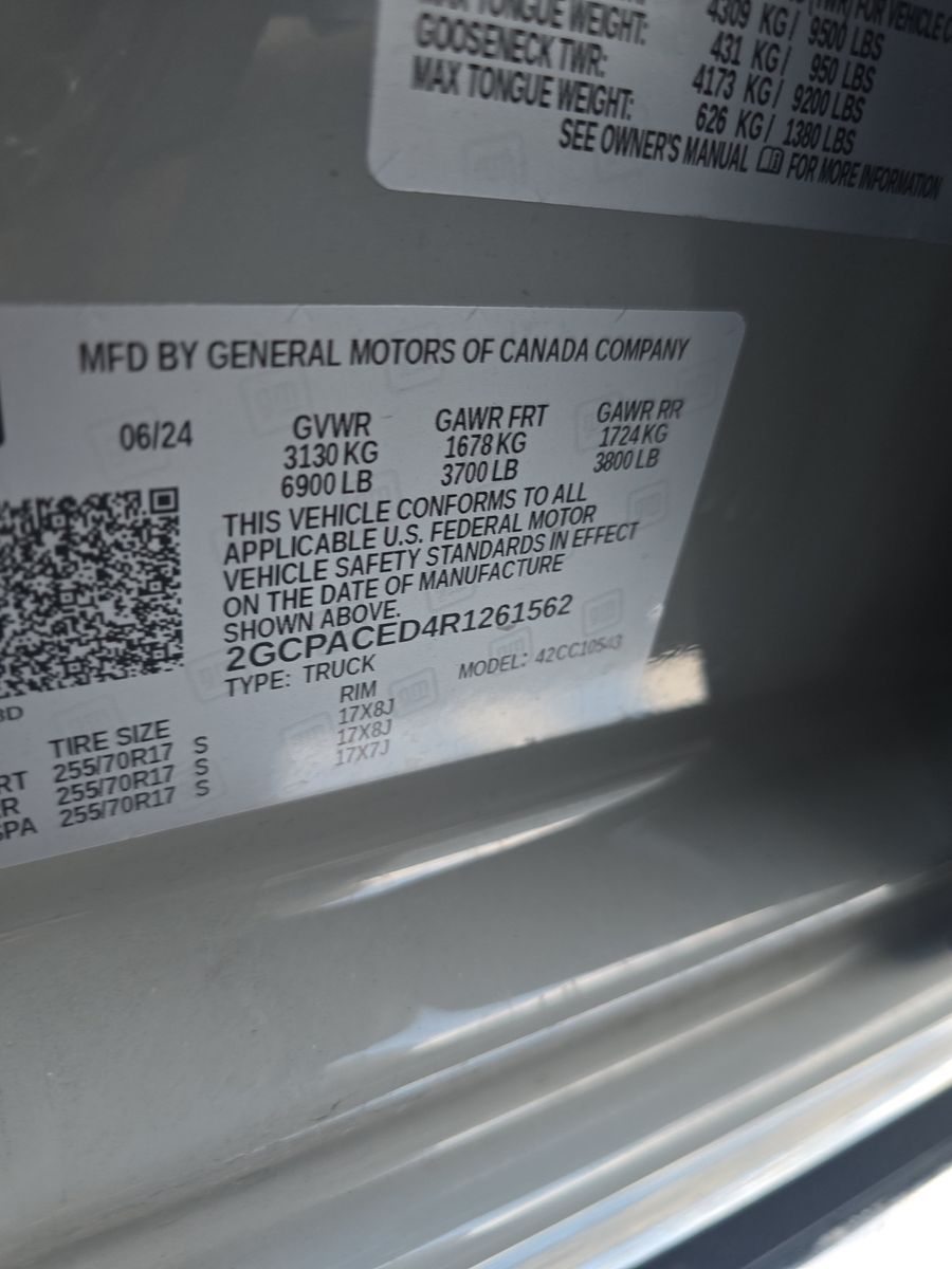 2024 Chevrolet Silverado 1500 LT RWD