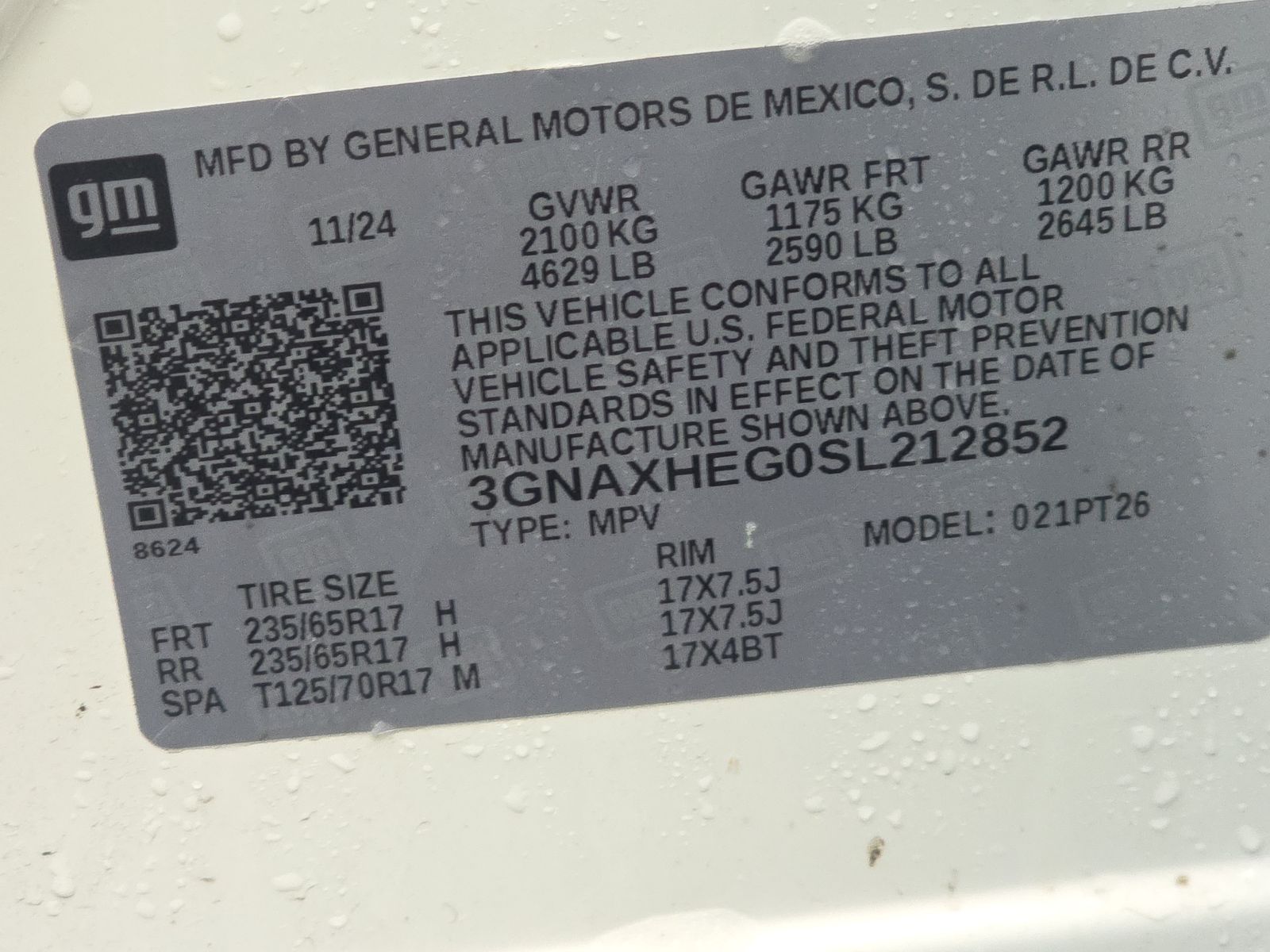 2025 Chevrolet Equinox LT FWD