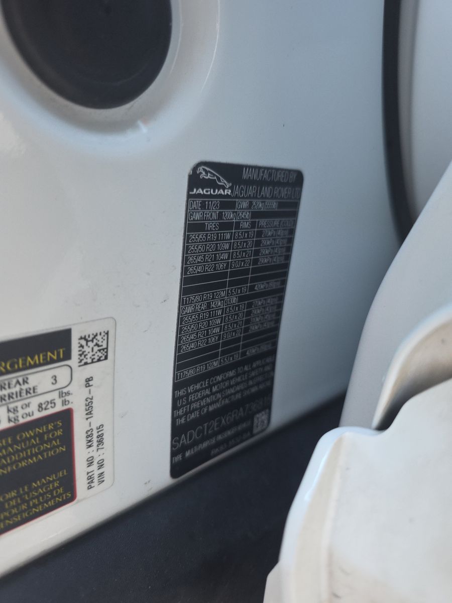 2024 Jaguar F-PACE P250 R-Dynamic S AWD