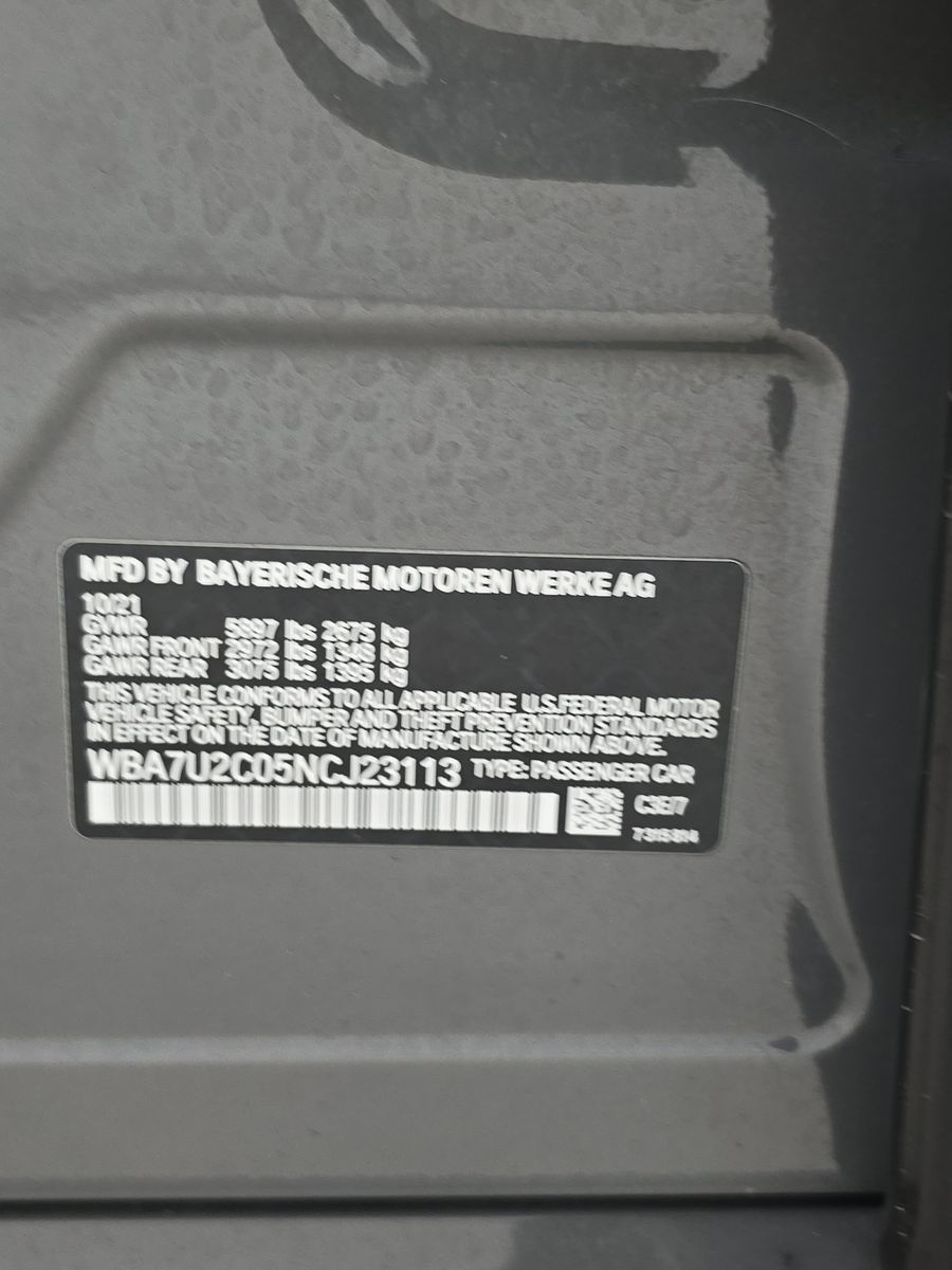 2022 BMW 7 Series 750i xDrive AWD