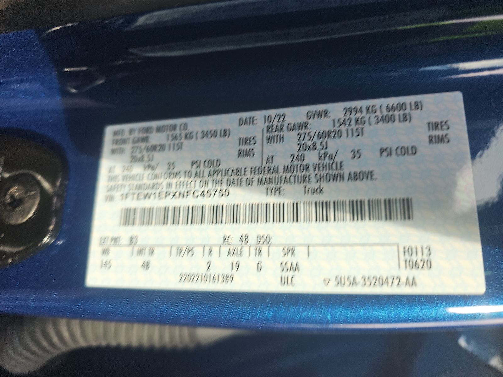 2022 Ford F-150 XLT AWD