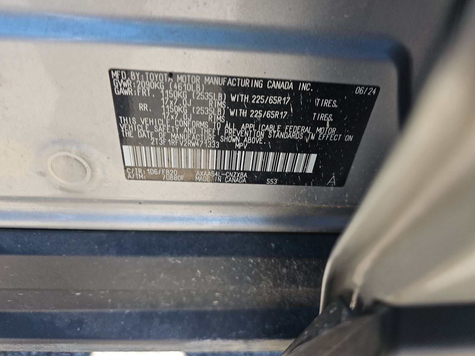 2024 Toyota RAV4 LE AWD