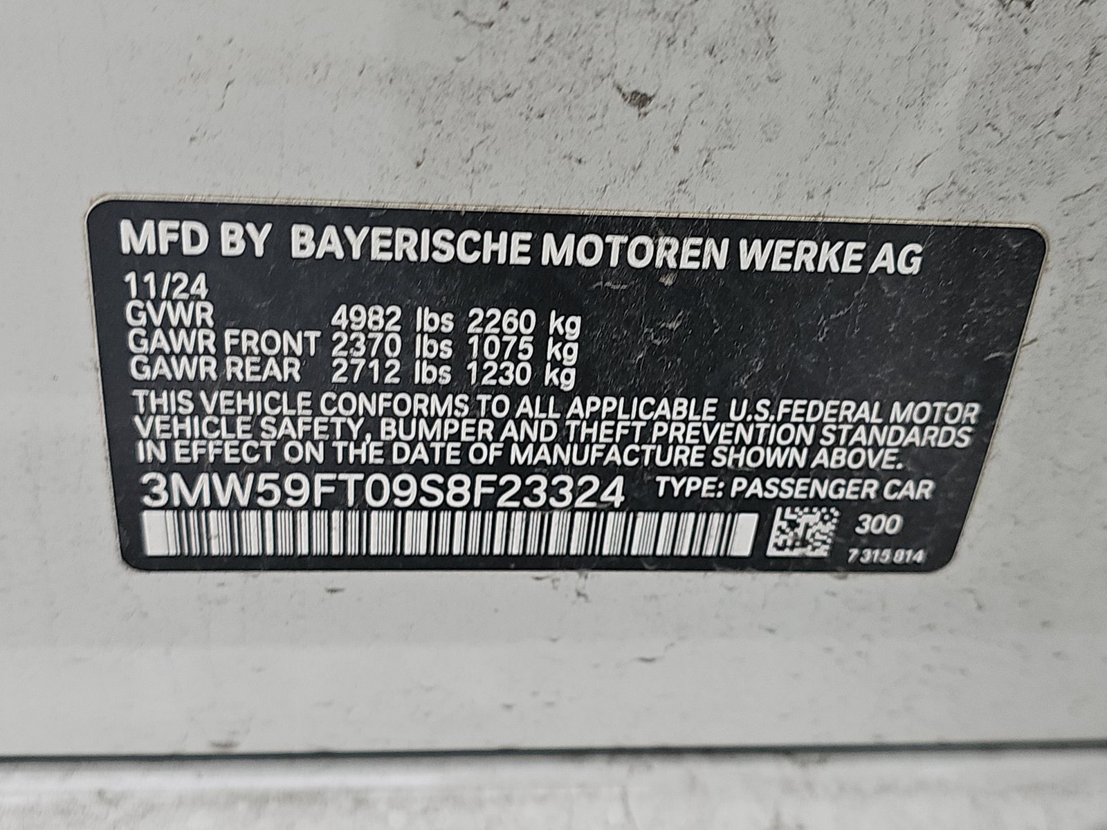 2025 BMW 3 Series M340i RWD