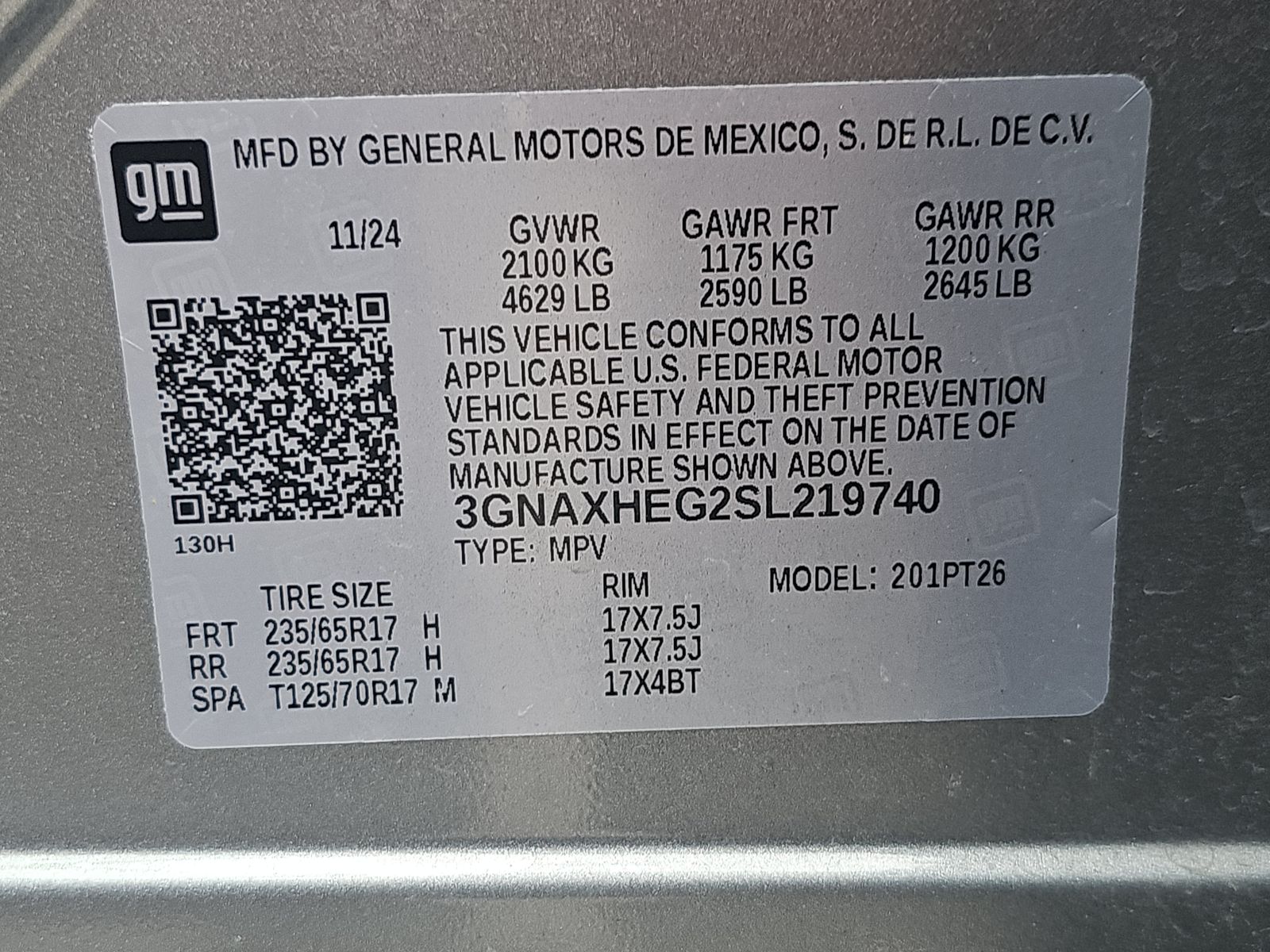 2025 Chevrolet Equinox LT FWD