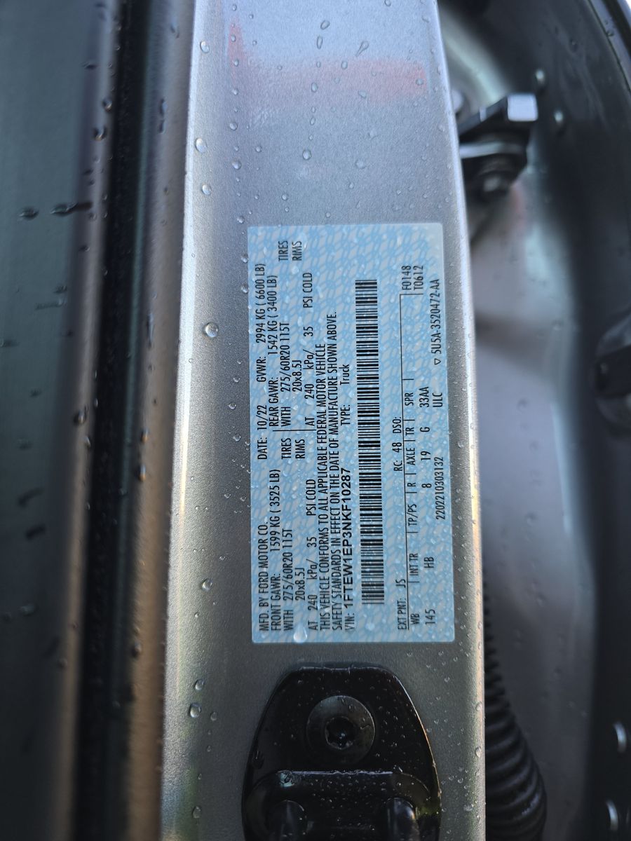 2022 Ford F-150 Lariat AWD