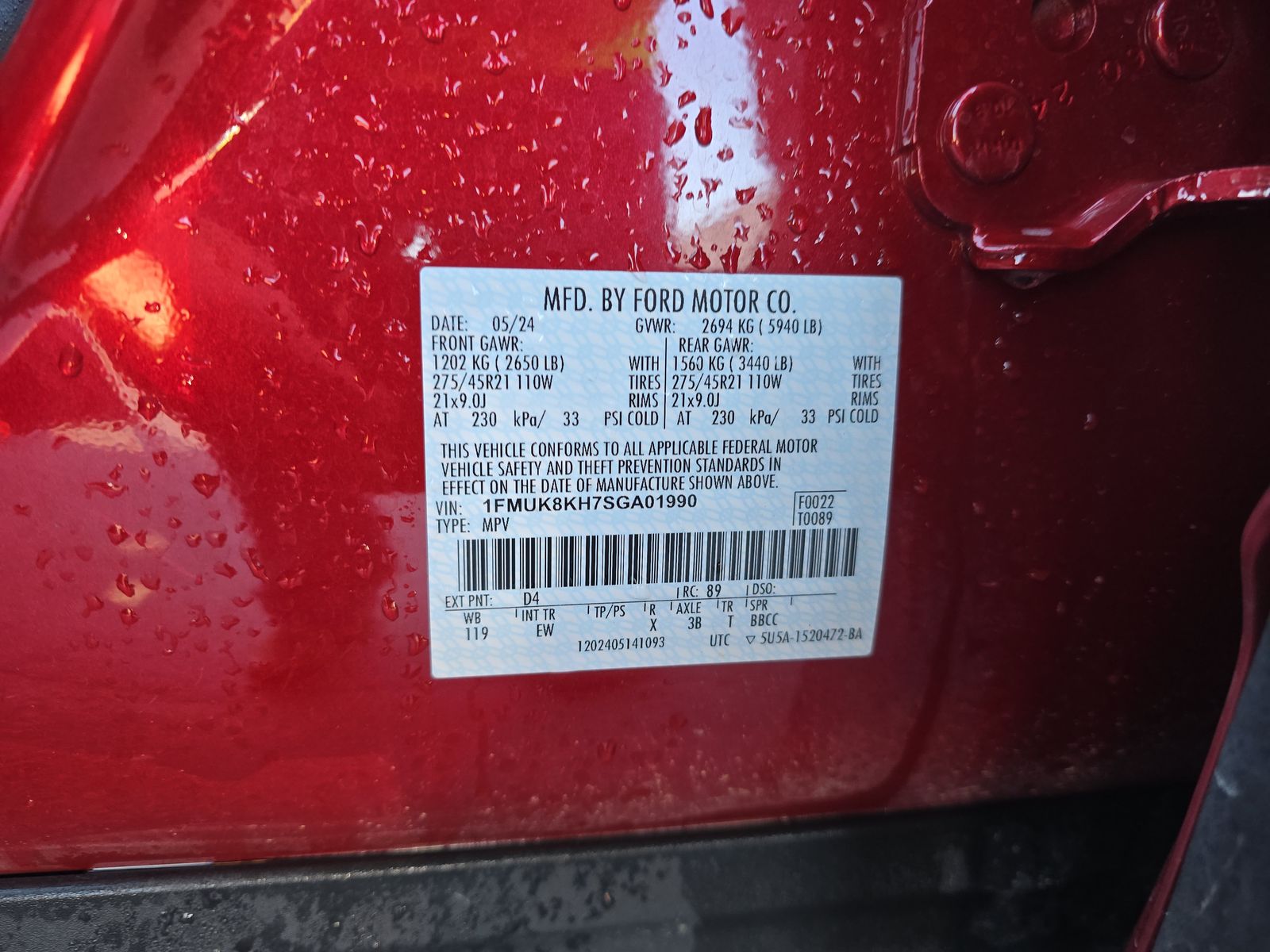 2025 Ford Explorer ST-Line AWD