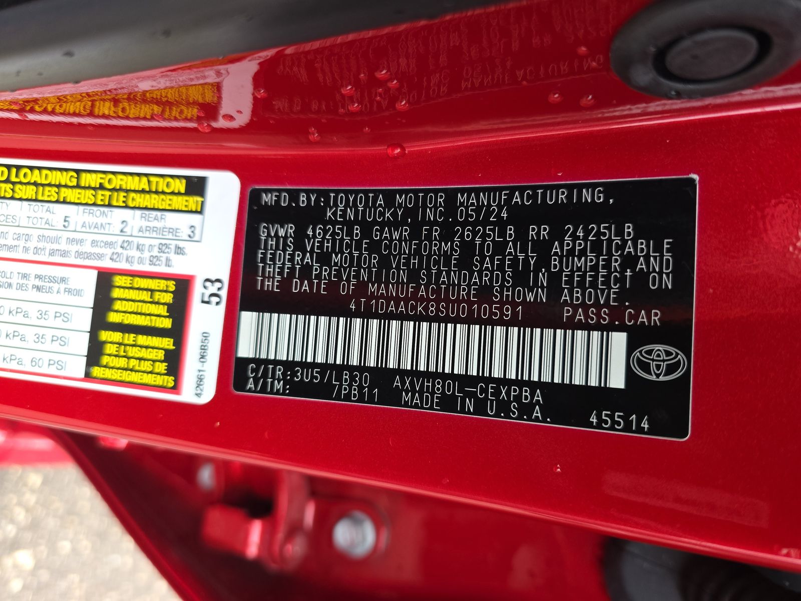 2025 Toyota Camry XSE FWD