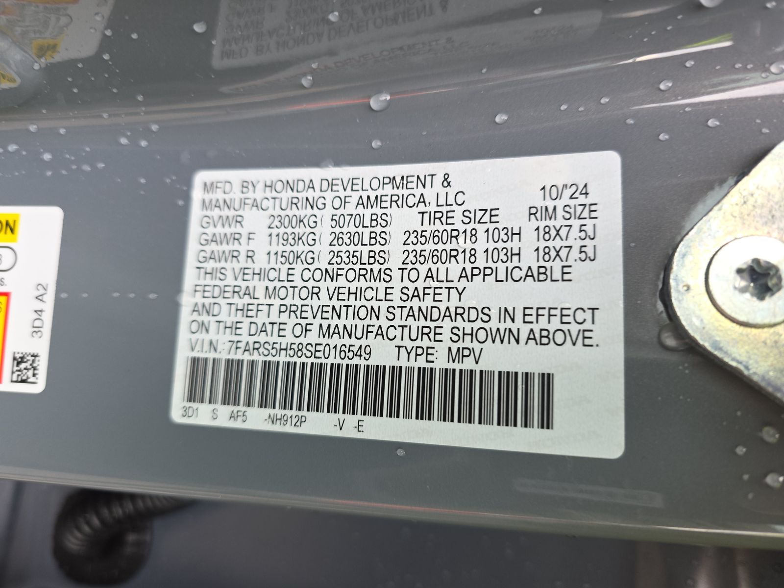 2025 Honda CR-V Hybrid Sport FWD