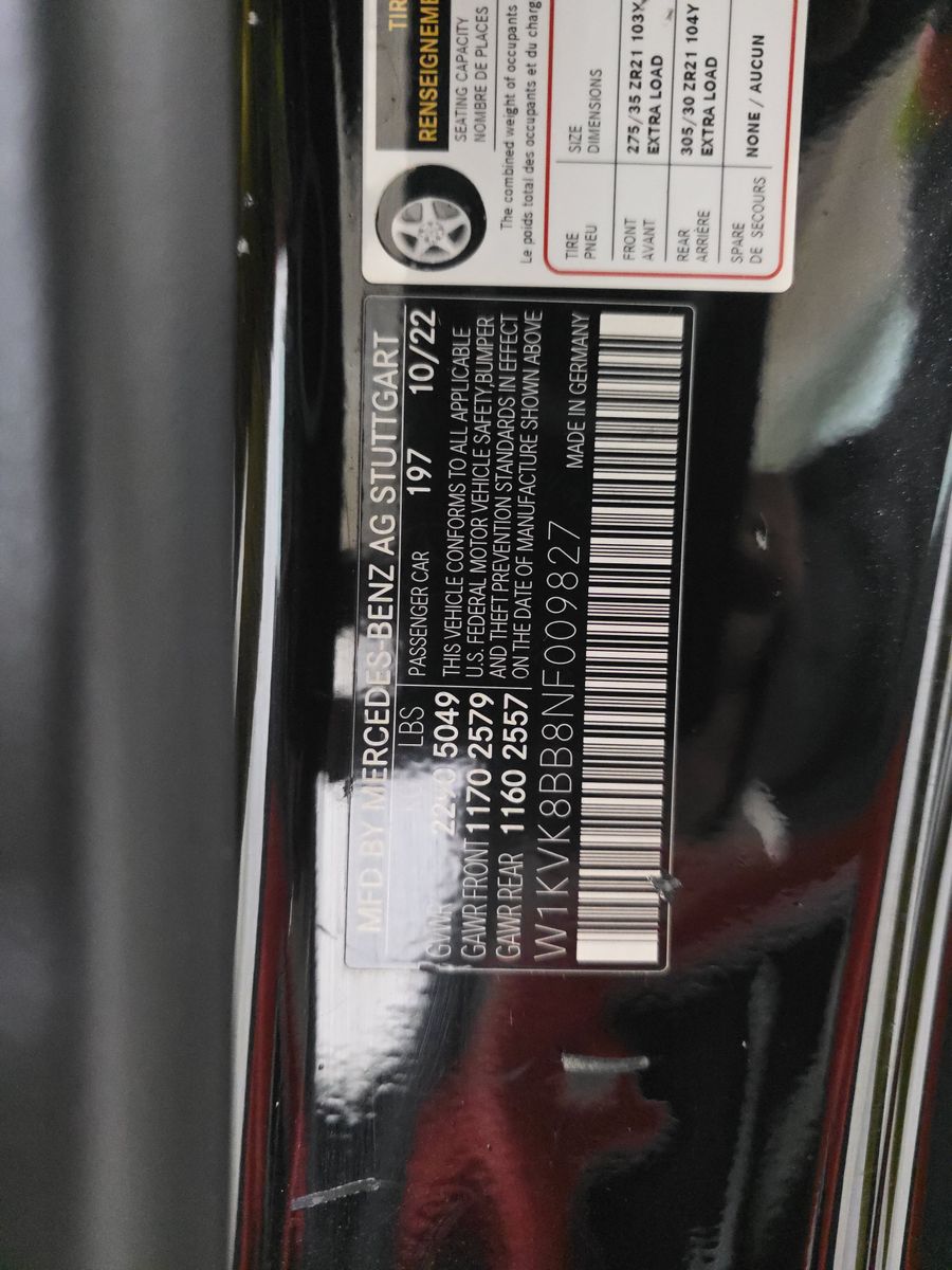 2022 Mercedes-Benz SL-Class AMG SL 63 AWD