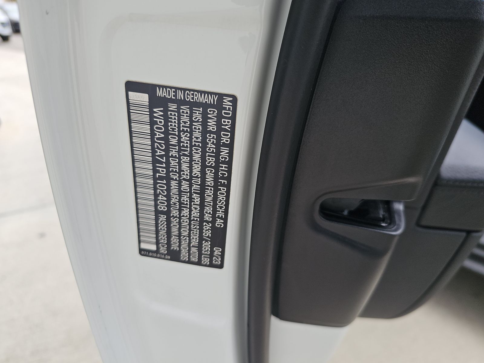 2023 Porsche Panamera Platinum Edition RWD