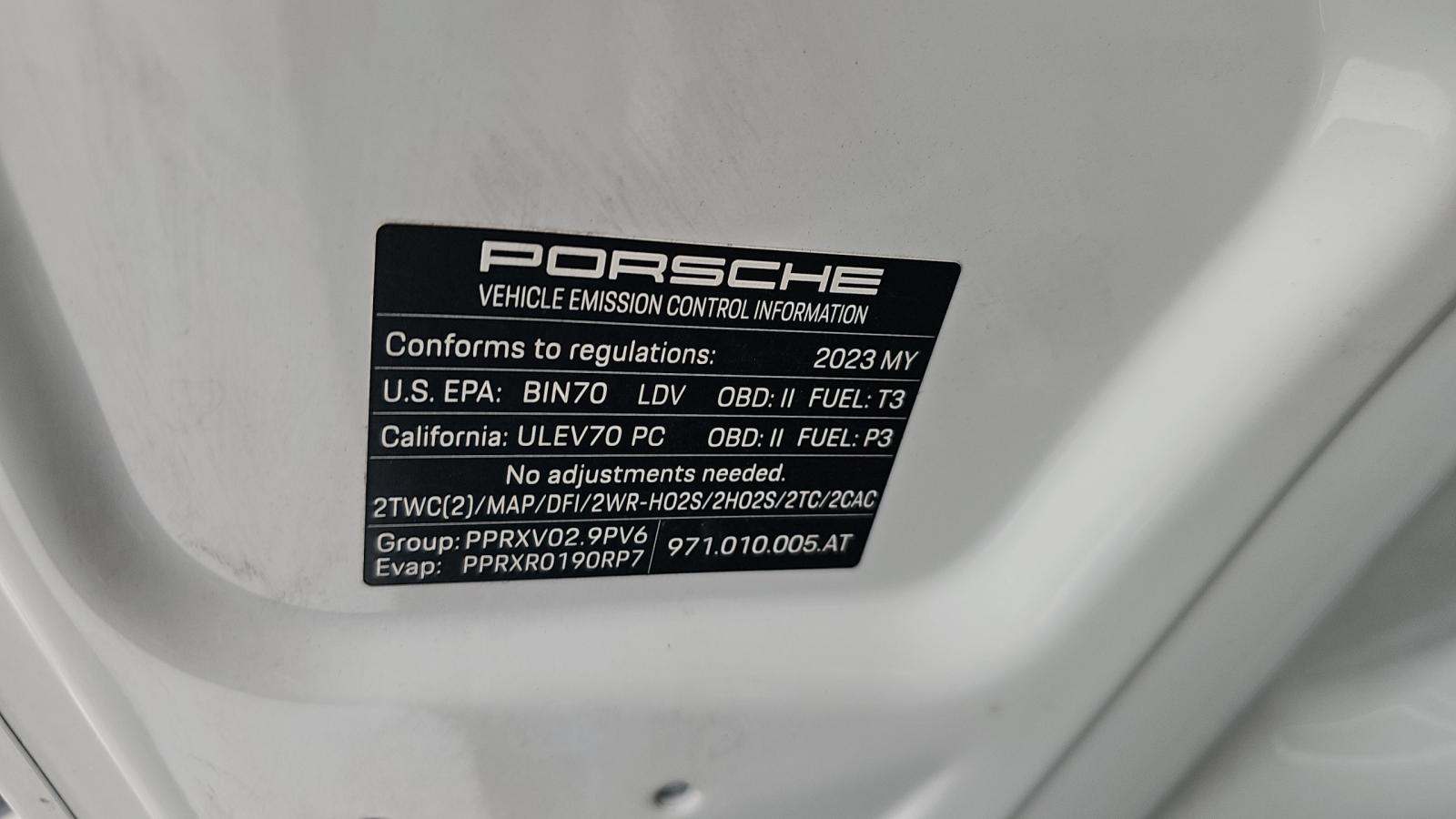 2023 Porsche Panamera Platinum Edition RWD