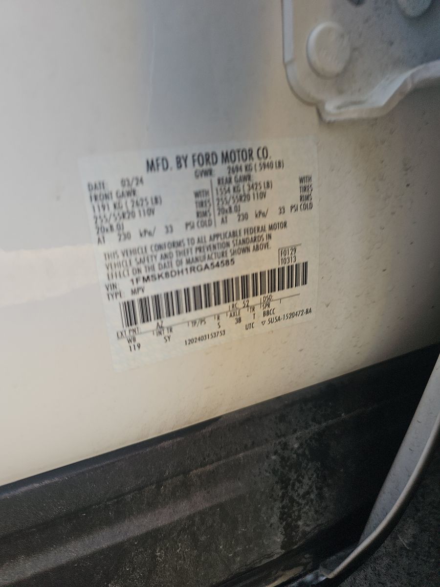 2024 Ford Explorer XLT AWD