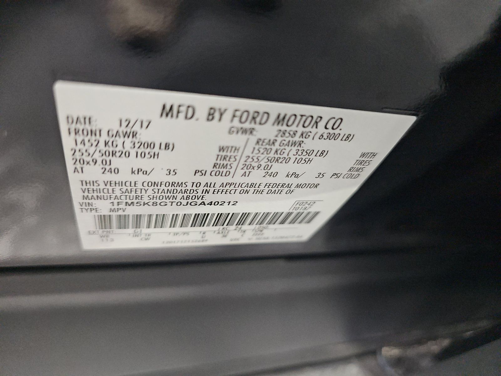 2018 Ford Explorer Sport AWD