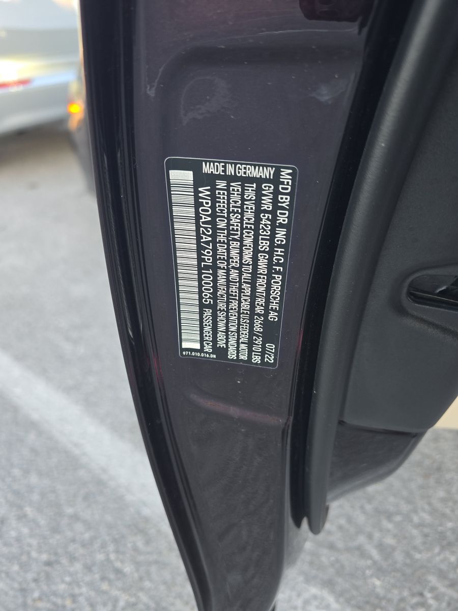 2023 Porsche Panamera 4 Platinum Edition AWD